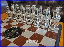 VINTAGE AVON COMPLETE CHESS SET, With Board and All Original Cologne Boxes