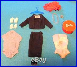 Vintage-1959-1960-Barbie-Commuter Set-#916-A Complete Set-All Original