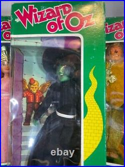 Vintage 1974 Mego Set all 6 Wizard Oz Doll Boxed collection