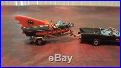 Vintage 1976 Corgi Gift Set 3 Batmobile & Batboat All Original Prestine Set LOOK