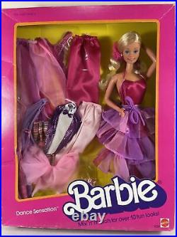 Vintage 1984 Barbie Dance Sensation Doll Gift Set #9058 Factory Sealed Rare