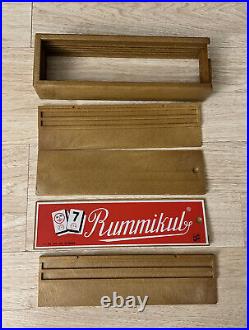 Vintage All Original RUMMIKUB Boxed Tiles Made In Israel Tile Game Set Complete