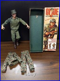 Vintage Gi JOE ACTION SOLDIER TM PAT PENDING BOXED SET 7500 HASBRO 1965 SLOTTED