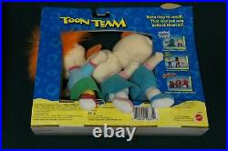 Vintage RARE Mattel Complete 1997 Set of Toon Team Plush All Four Sets of 3