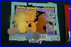 Vintage RARE Mattel Complete 1997 Set of Toon Team Plush All Four Sets of 3