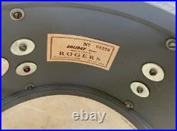 Vintage Rogers Silver Sparkle Pearl Drum Set 12/16/20 Kit All Original Stunning