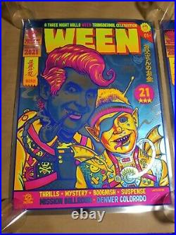 WEEN Zoltron MISSION BALLROOM Halloween ALL EDITIONS Poster Print Sets /60 /300