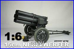 WWII Nebelwerfer Panzar Gray and Accessories Set All Metal 1/6th Scale by DID