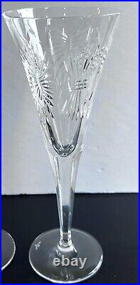 Waterford Crystal Millennium Champagne Toasting Flutes COMPLETE SET all 6 Toasts