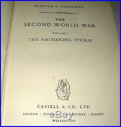 Winston Churchill -The second world war. ALL 1ST Edition Set, 1948-1954 HB