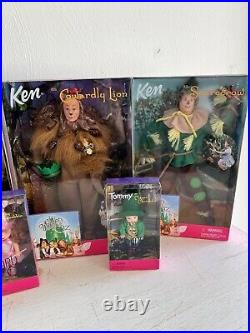 Wizard Of Oz Barbie Collection Set of 8 All NEW IN BOXES! Never Opened! Set