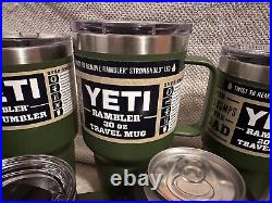 Yeti Highland Olive Set All New And Original 11 Pieces