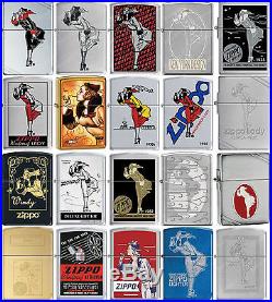 Zippo Windy Girl 20 Lighter Set RARE All Lighters Are New in Original Packaging